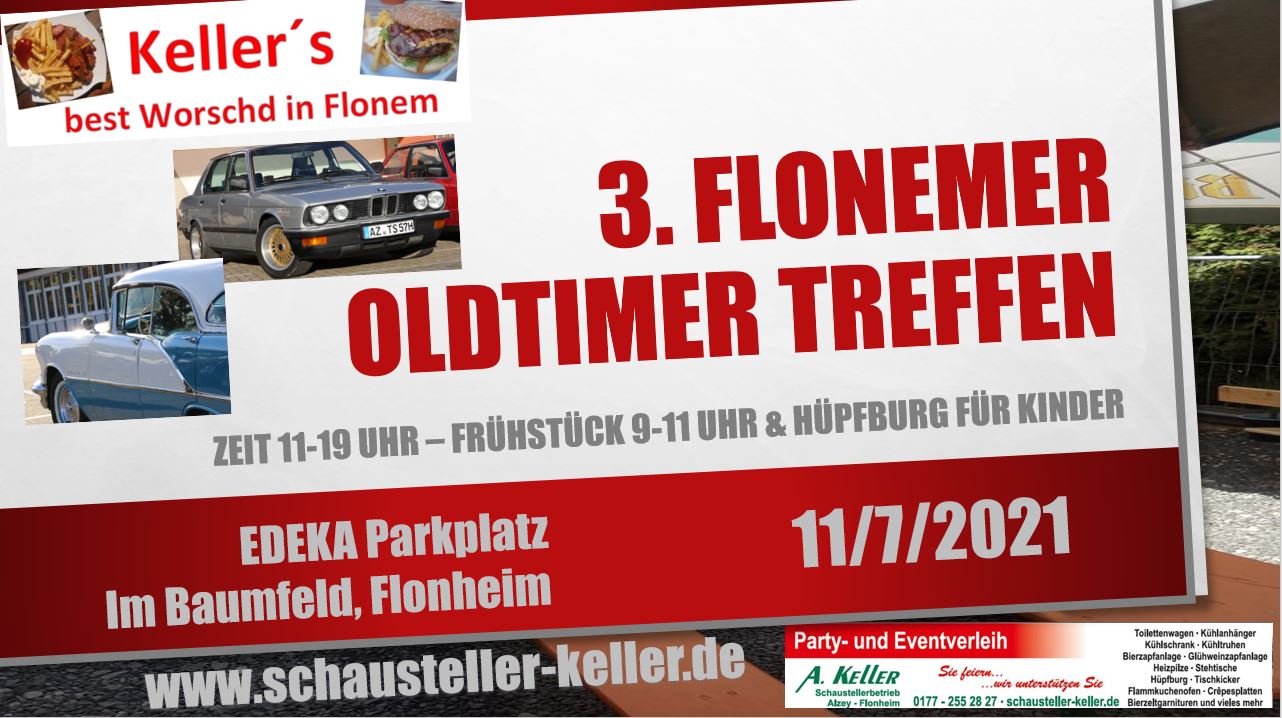 3. Flonemer Oldtimer Treffen im Baumfeld